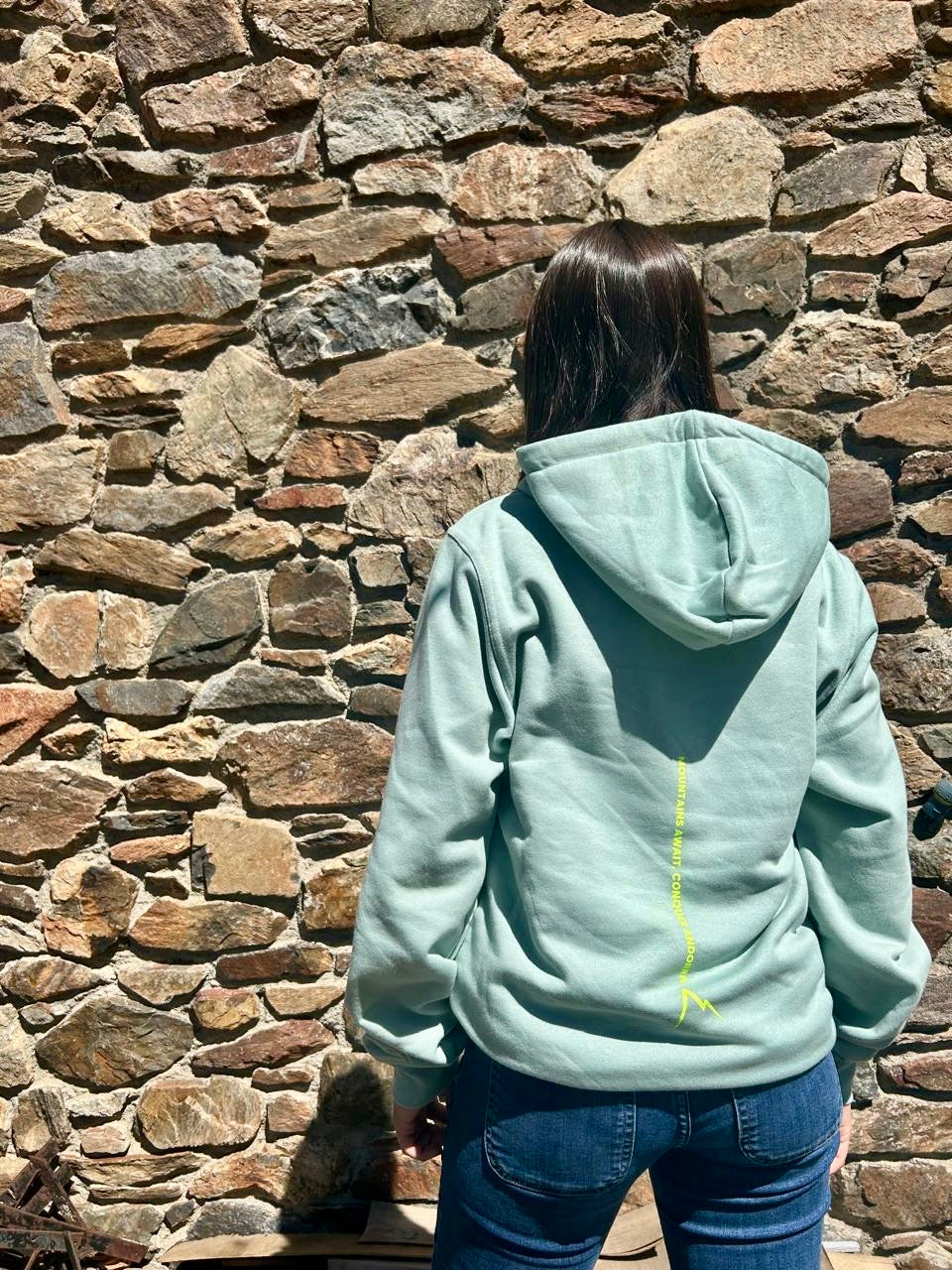 đ Sudadera Verde Pastel & Cordones FlĂșor