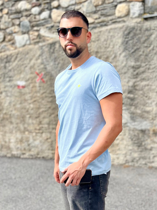 Camiseta Bloop Azul Pastel y Flúor 💙